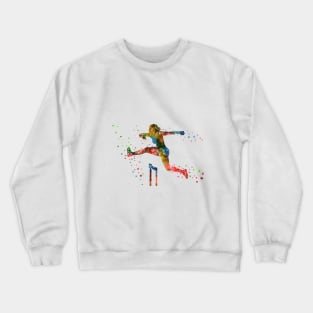 Running woman Crewneck Sweatshirt